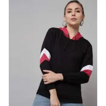 Twocraziie Full Sleeve Color Block Women Sweatshirt